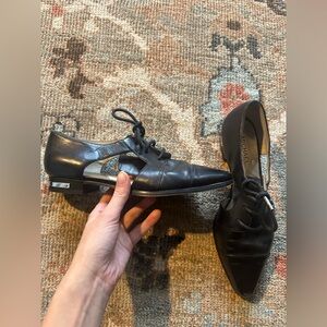 Michael Kors Black Cutout Flats